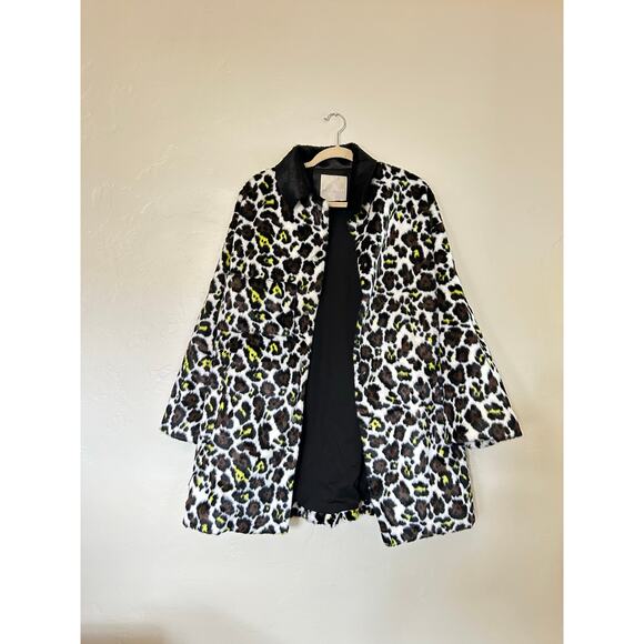 Anthropologie Molliolli Cheetah Print Coat - Picture 6 of 6